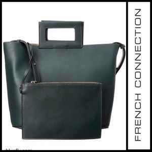 📢SALE📢FCUK | Corey Tote in ink green |